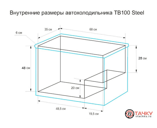 Компрессорный автохолодильник Indel B TB100 STEEL, Другие модели из линейки: 100 литров, фотография № 6 в интернет-магазине «ВТачку»