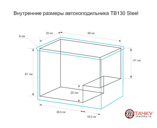 Компрессорный автохолодильник Indel B TB130 STEEL, Другие модели из линейки: 130 литров, фотография № 2 в интернет-магазине «ВТачку»